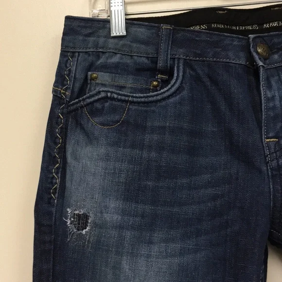 REROCK for Express Distressed Jeans - Picture 2 of 8